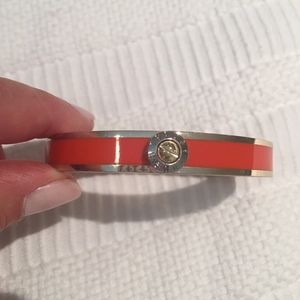 Henri Bendel Orange Enamel bracelet